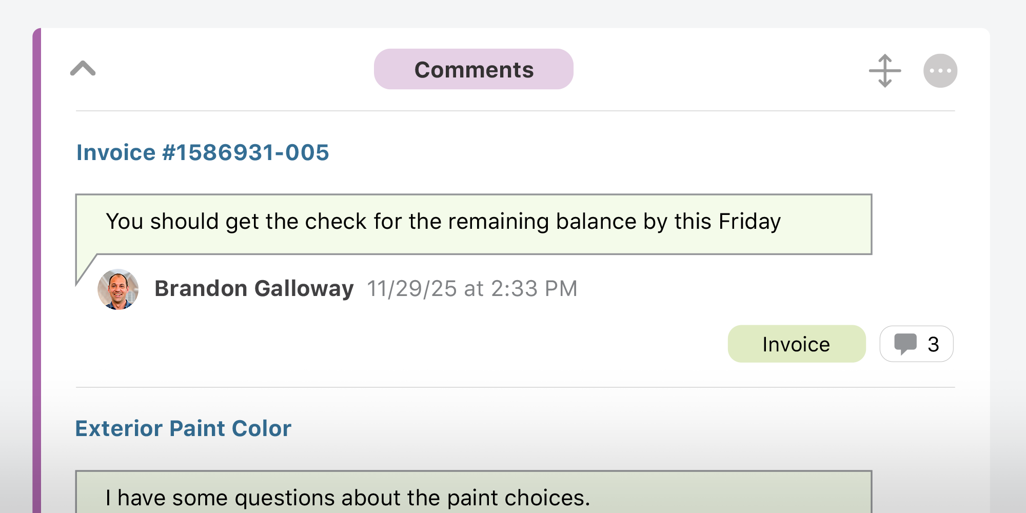 UDA ConstructionOnline Announces New Comments for Invoicing | Construction Invoicing Software | Construction Billing