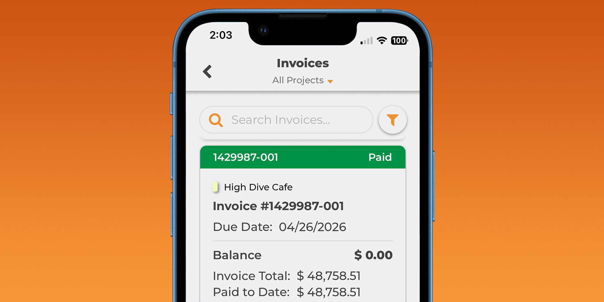 Construction Invoicing added to ConstructionOnline