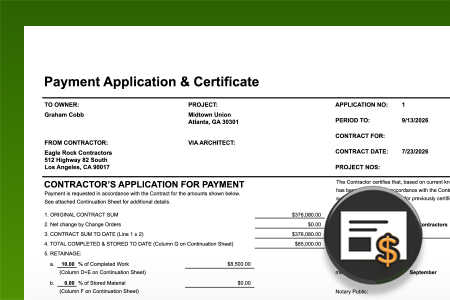 Introducing New Payment Applications in ConstructionOnline